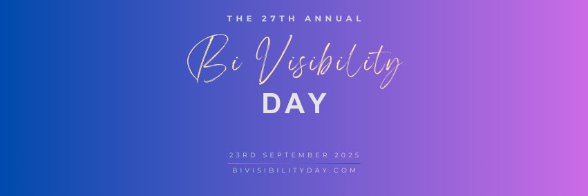 Bi Visibility Day 2025 banner