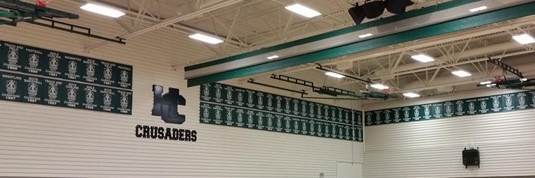Holy Cross HS banner