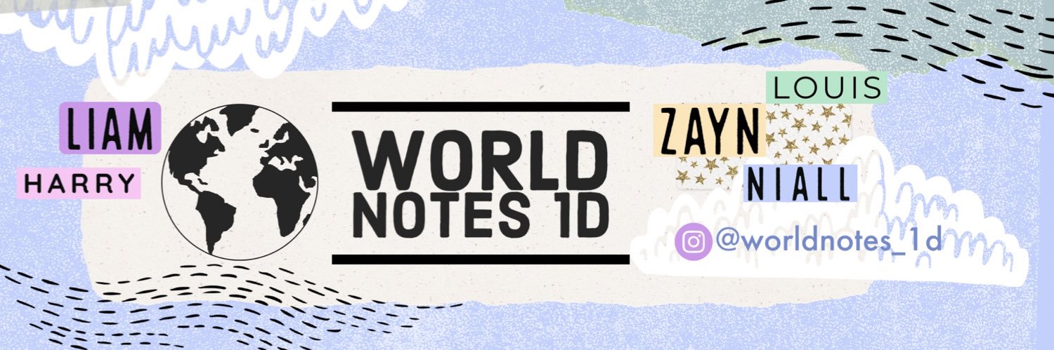 World Notes 1D banner