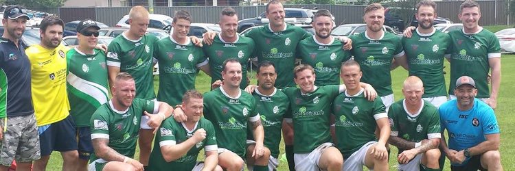 Rugby League Ireland-Australia banner