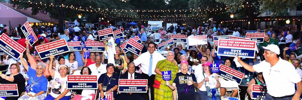 State Tejano Democrats banner