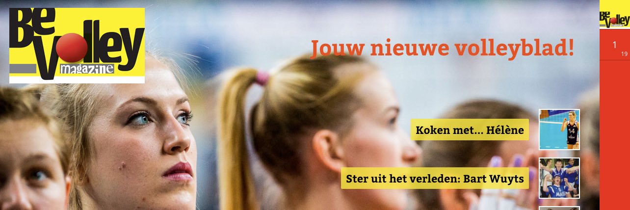 BeVolleyMagazine banner
