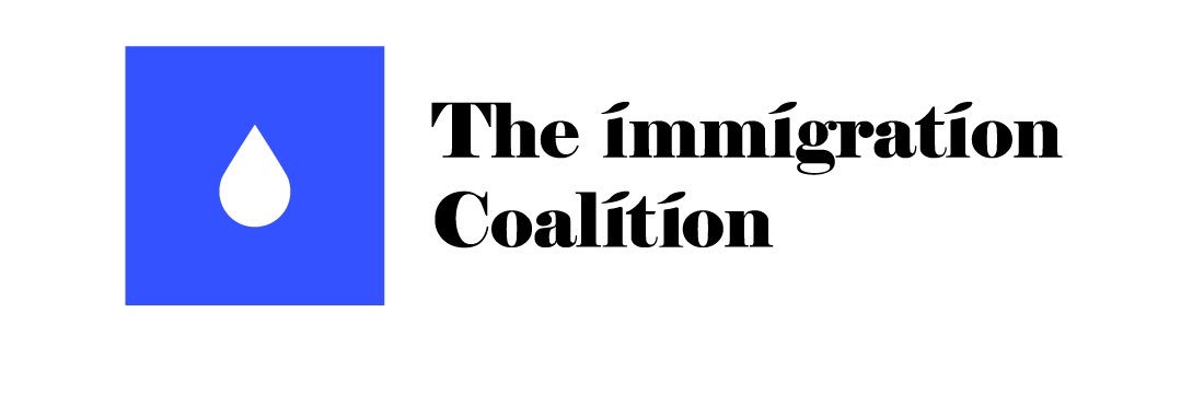 The immigration Coalition's banner