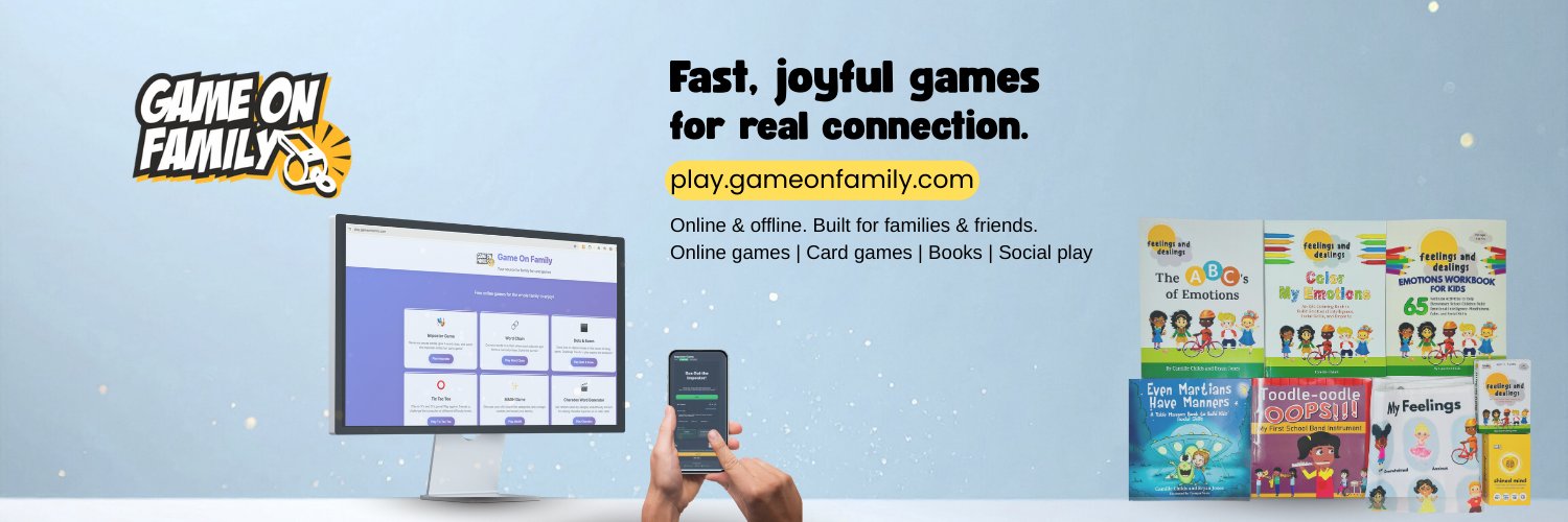 Game On Family 🎮 banner