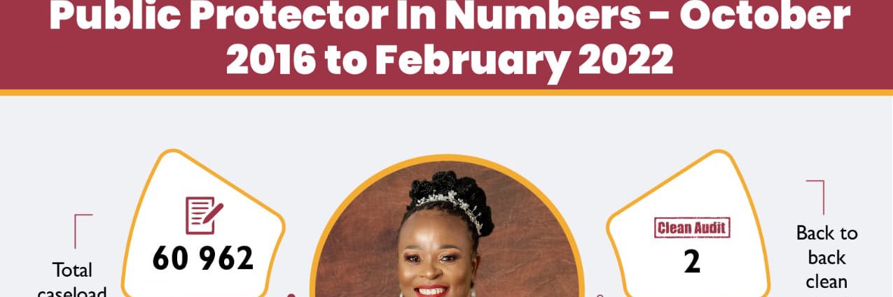 Adv Busisiwe Mkhwebane's banner