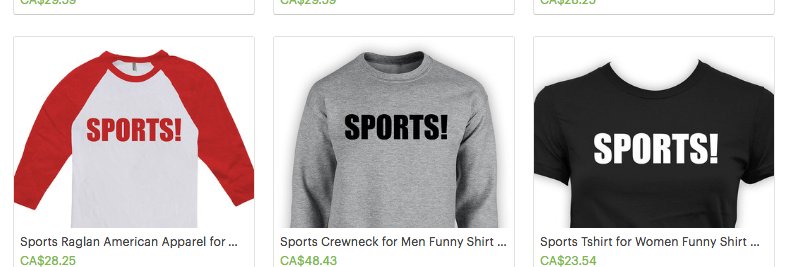 Sweet Tee Shirt Shop banner