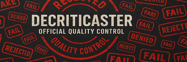 DeCriticaster Profile Banner