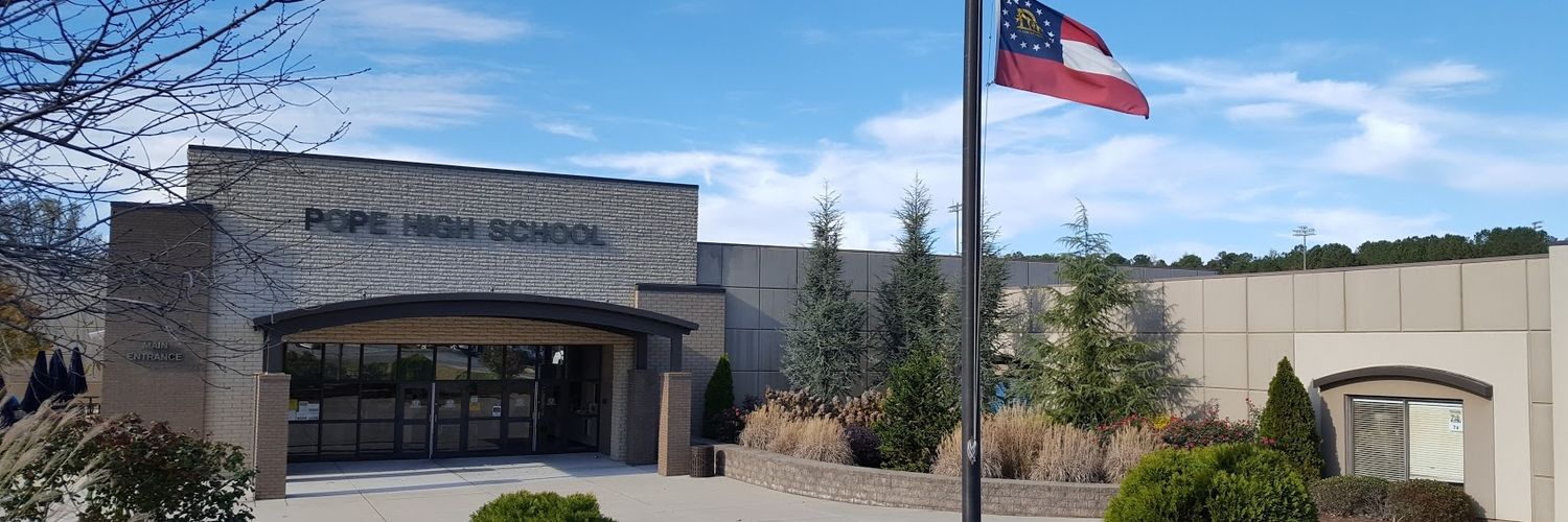 Pope High School banner