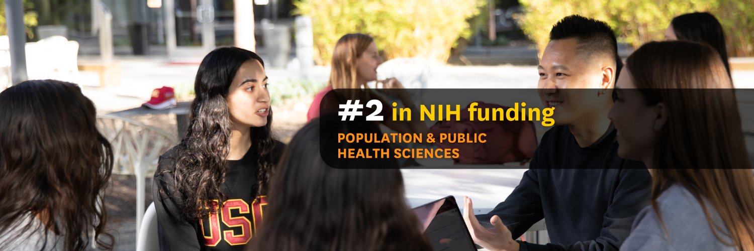 Population and Public Health Sciences at USC's banner