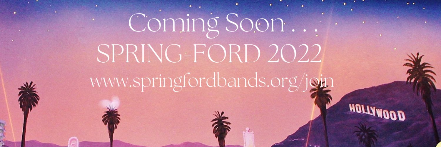 Spring-Ford HS Bands banner