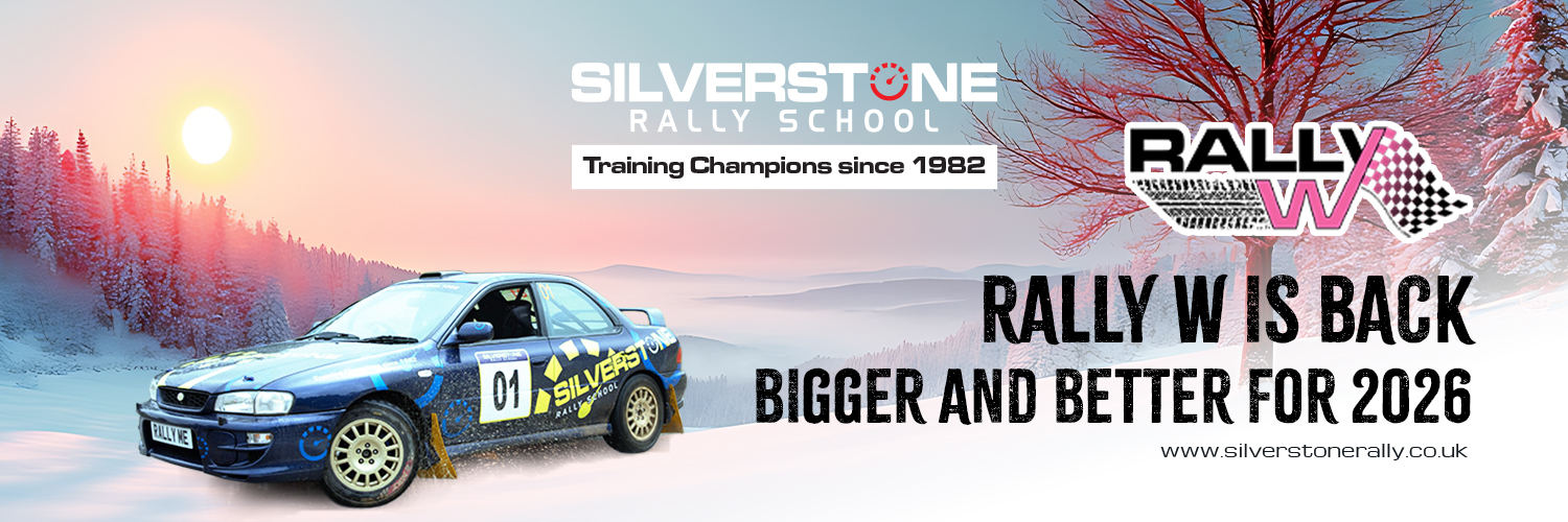 Silverstone Rally School banner