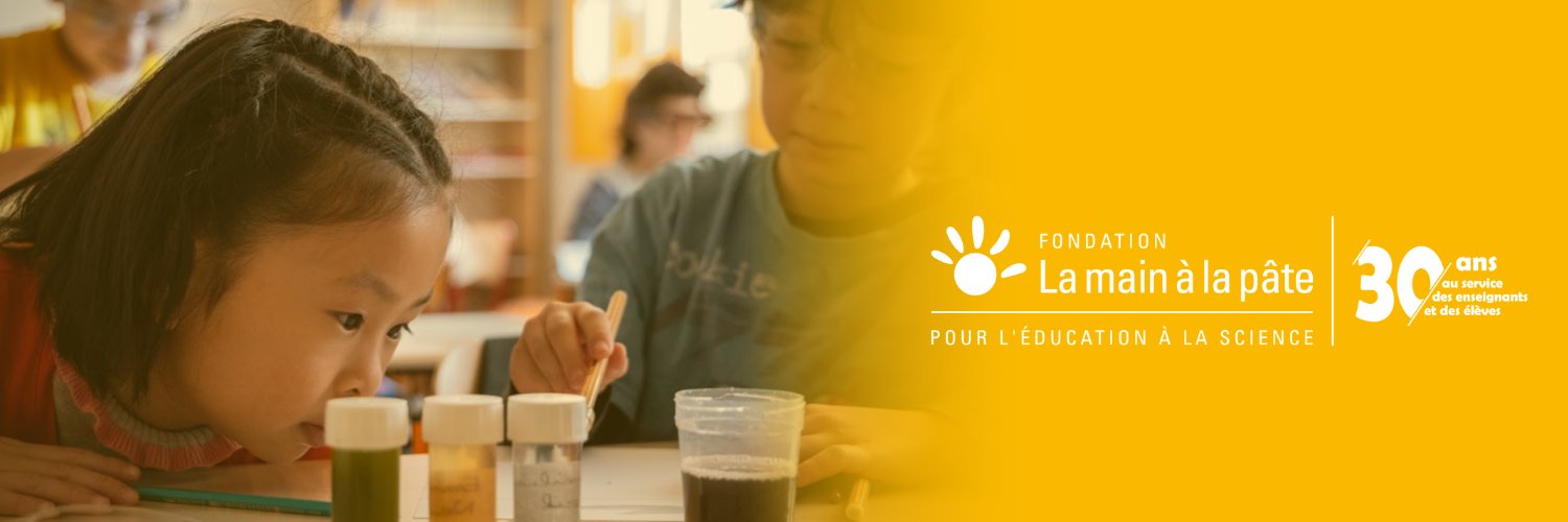 Fondation La main à la pâte's banner