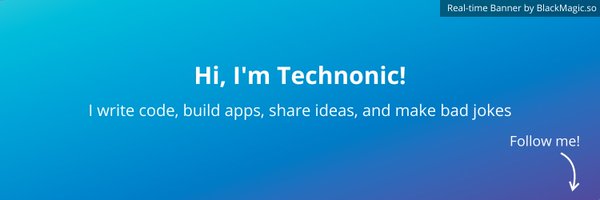 technonic_in Profile Banner