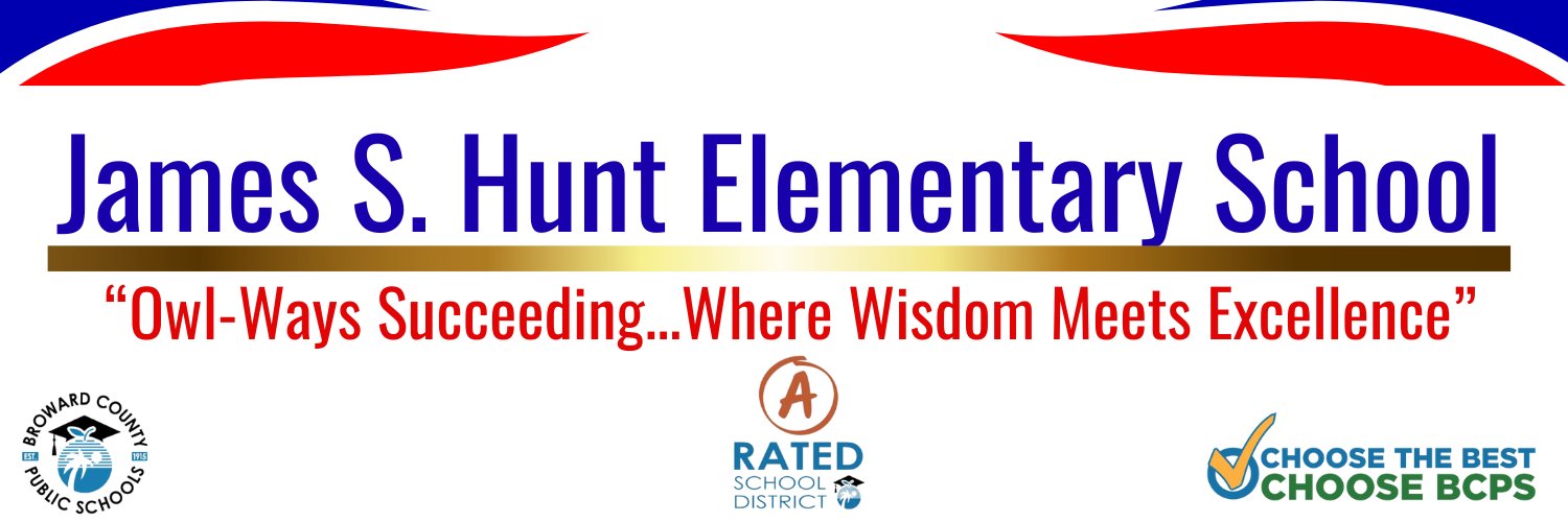 James S. Hunt Elementary banner