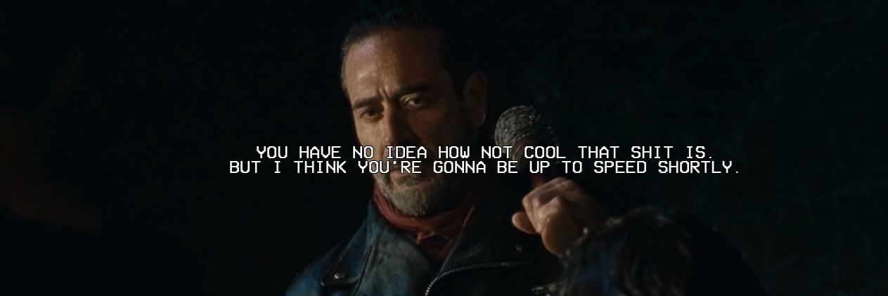 Negan banner