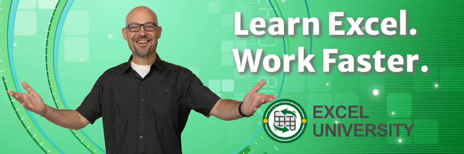 Excel University banner