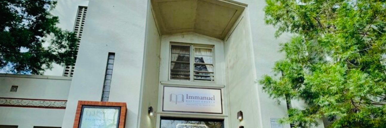 Immanuel Baptist Church Sacramento banner