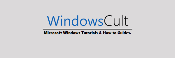 WindowsCult banner