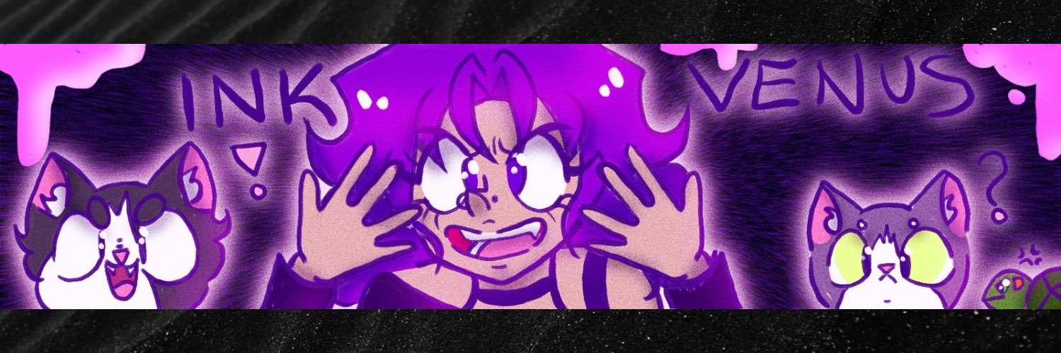Inkvenus🦇💜🖤 banner