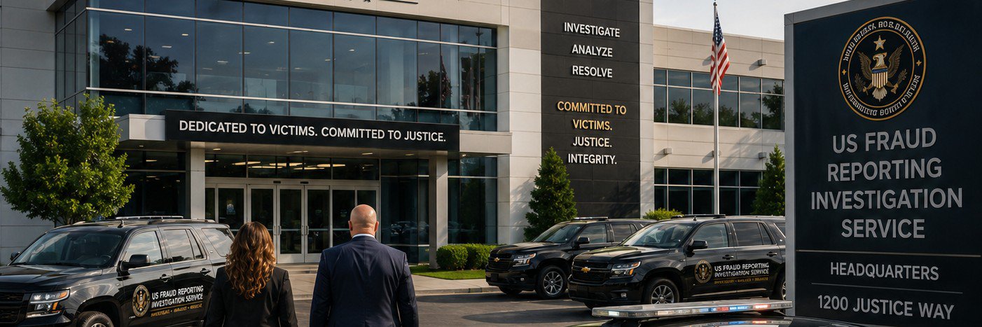 US FRAUD REPORTING INVESTIGATION SERVICE ®™ banner