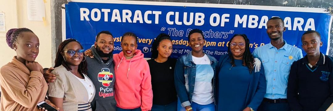 Rotaract club of Mbarara's banner