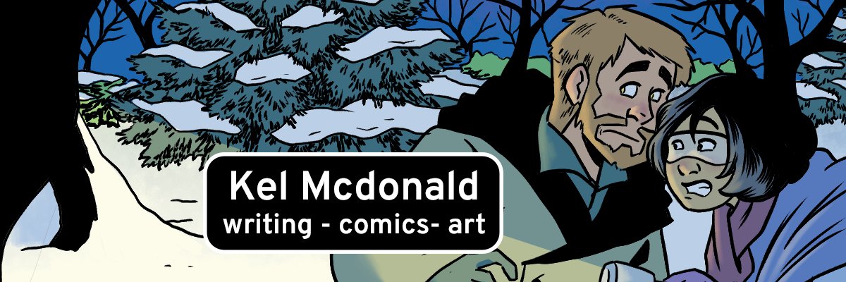 (╯°□°)╯ ┻━┻ Kel McDonald banner