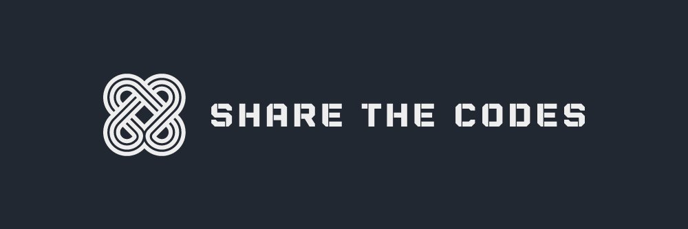 #ShareTheCodes banner