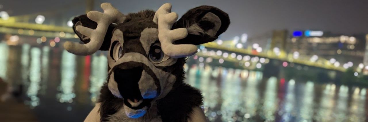 deer is not here (➡️🦋ultragaydeer.neildeer.com) banner