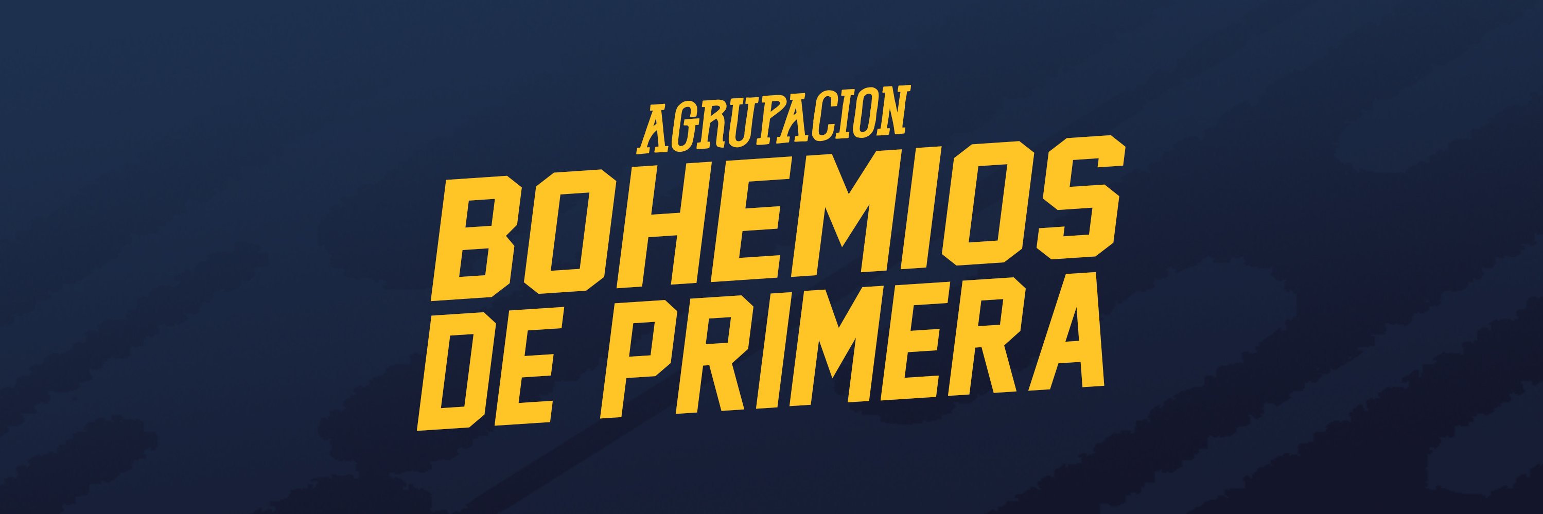 Bohemios de Primera banner