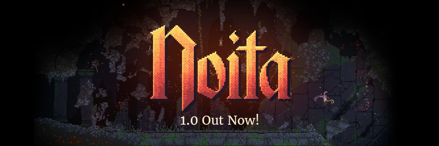 Noita - 1.0 Out Now! banner