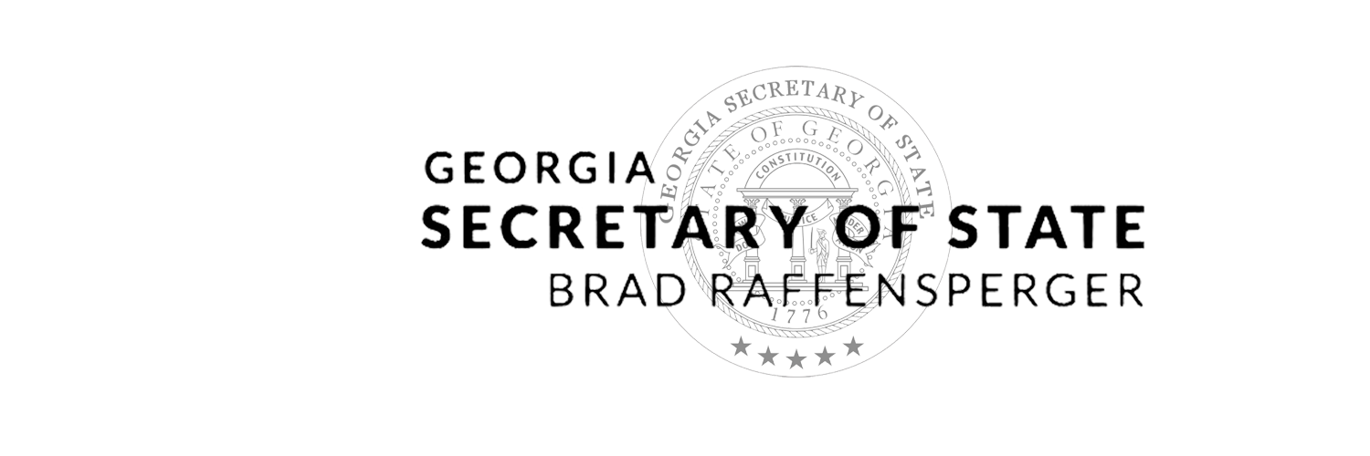 GA Secretary of State Brad Raffensperger banner