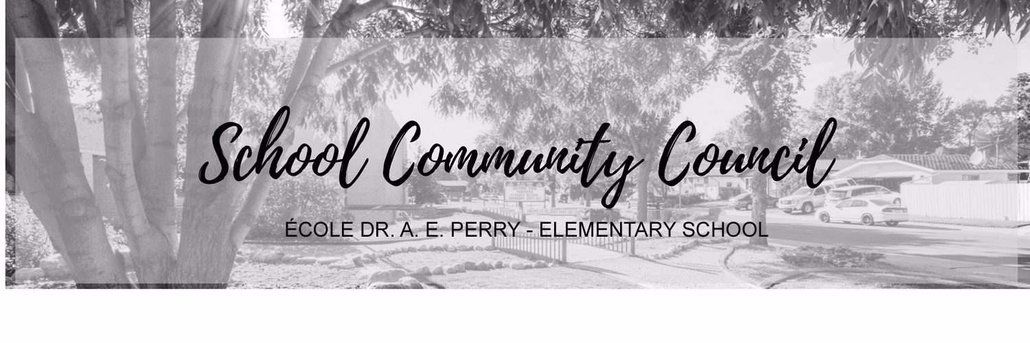 École Dr. A.E. Perry SCC banner