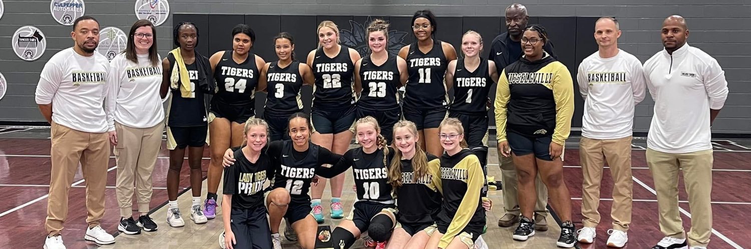 Russellville Lady Tigers Basketball banner