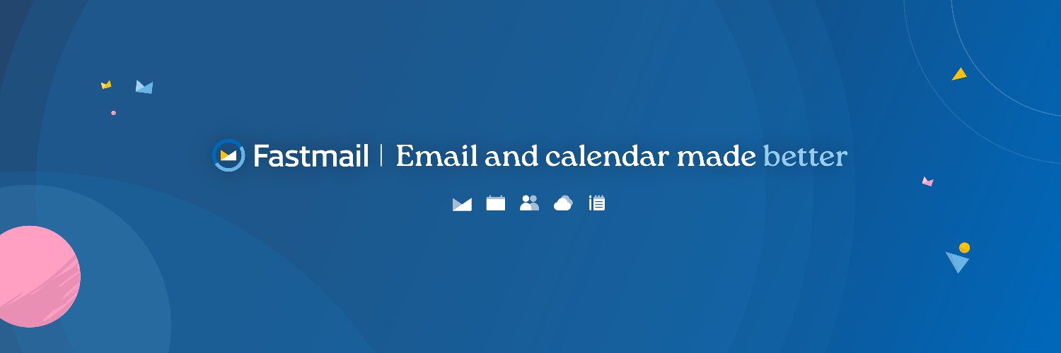 Fastmail banner