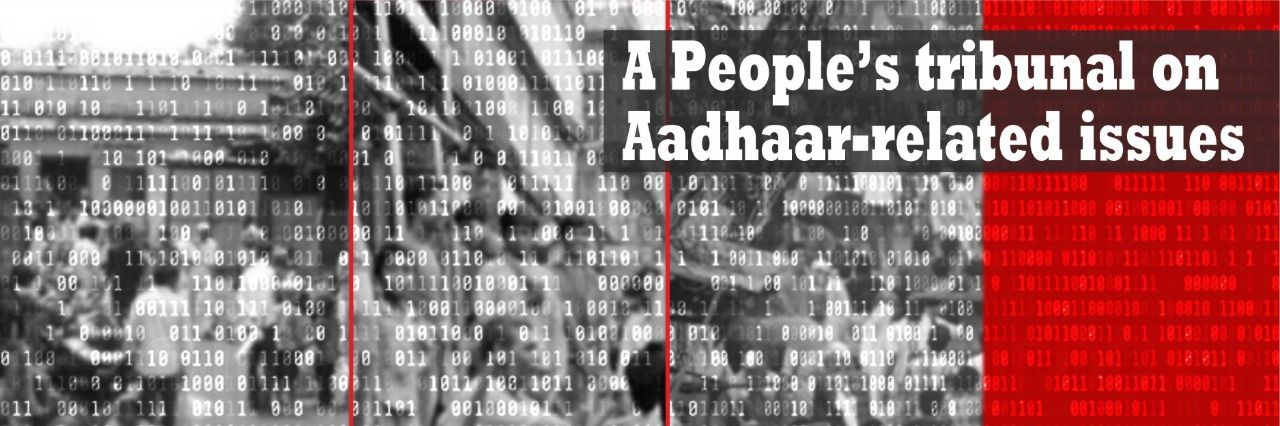Rethink Aadhaar's banner