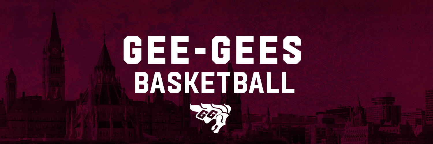 Gee-Gees Men’s Basketball | Basketball masculin banner