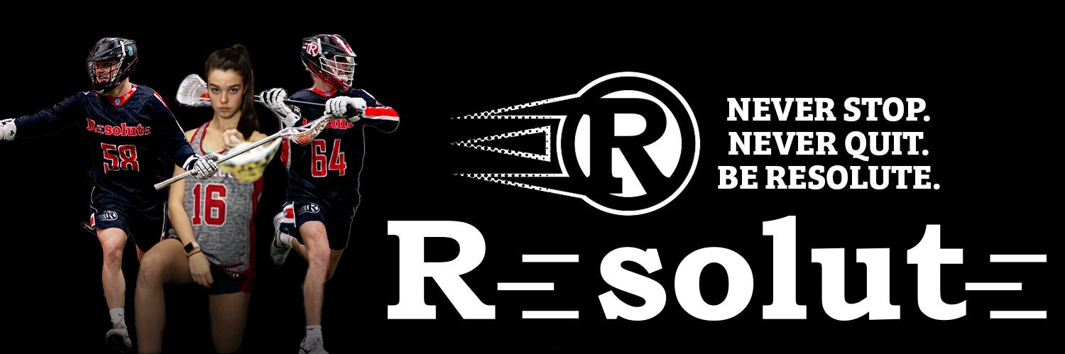 Resolute Lacrosse's banner