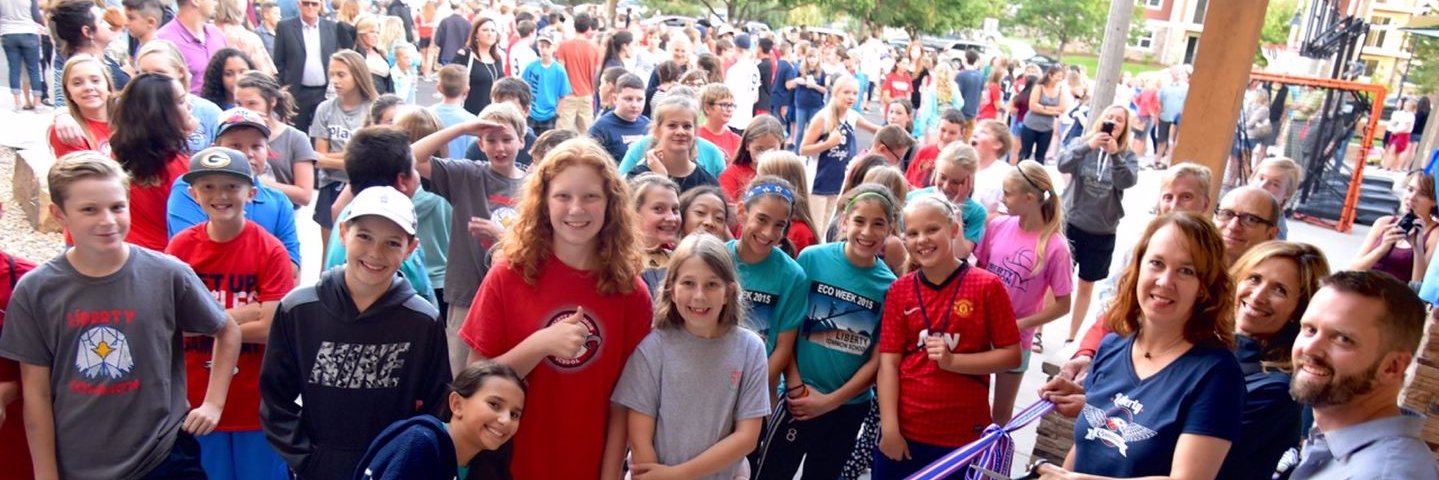 Liberty Common School banner