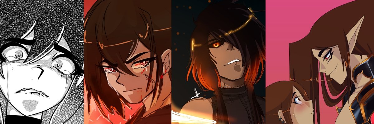 Nef 😈" open commissions" ✨✏️ banner