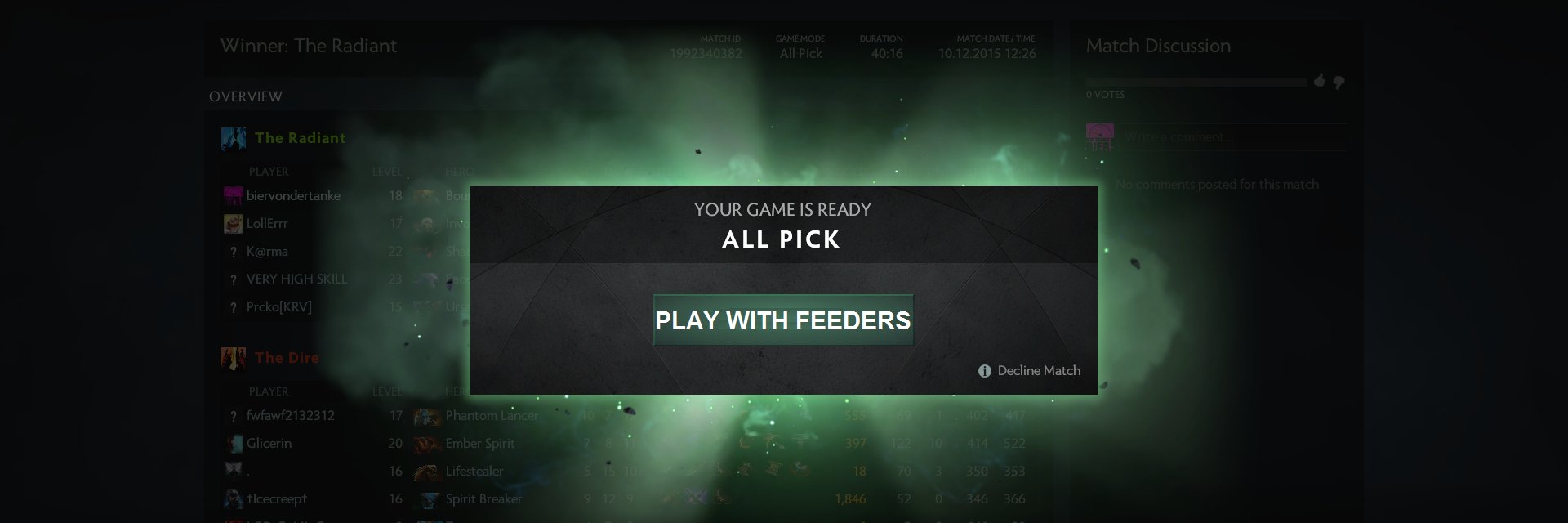 DOTA MEMES banner