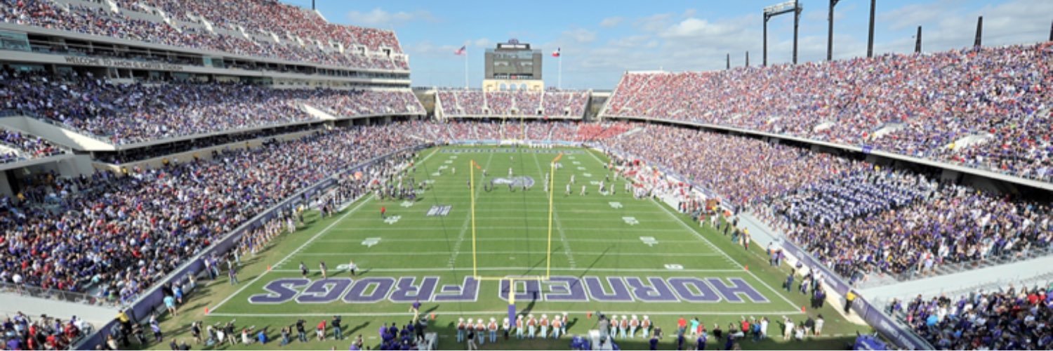Old Row TCU banner