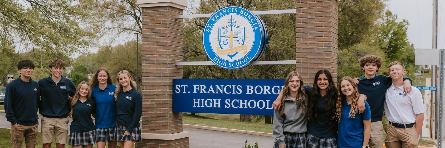 St. Francis Borgia High School banner