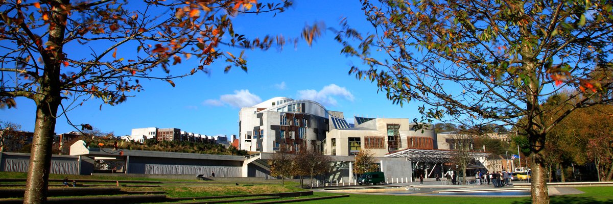 International Relations – Scottish Parliament banner