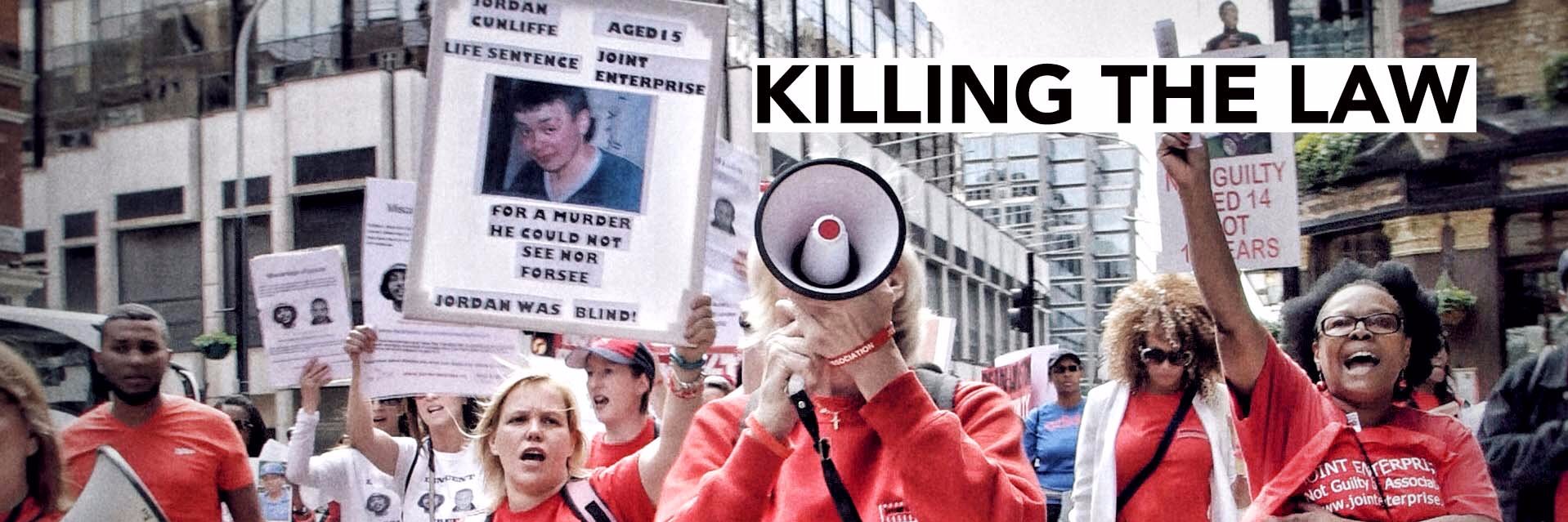KILLING THE LAW - documentary film banner