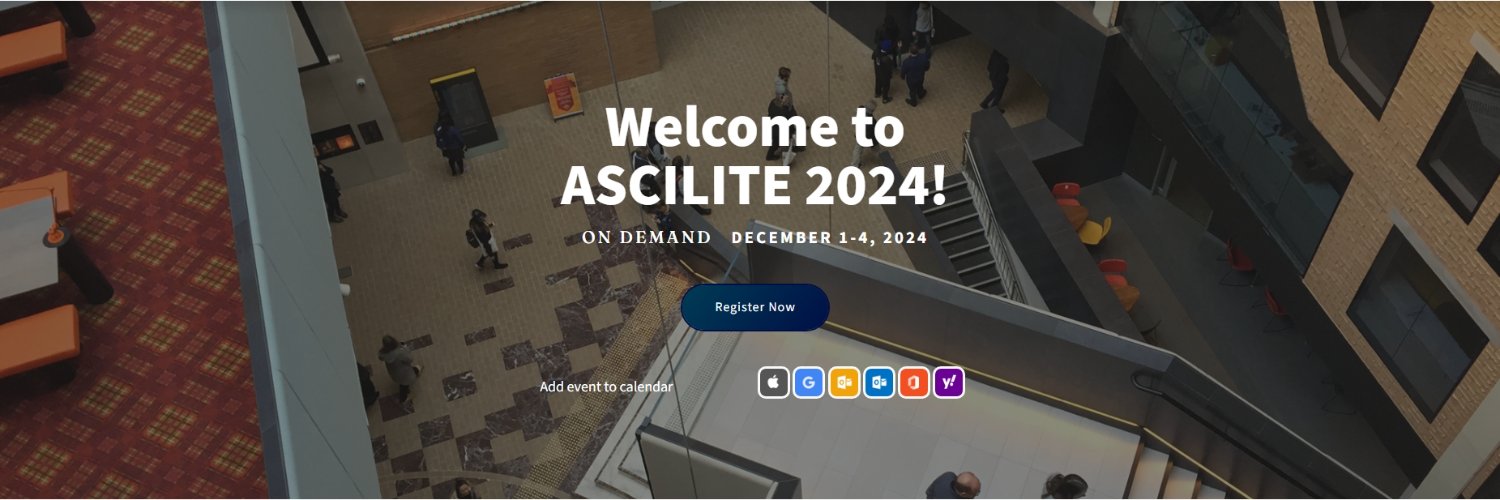 ASCILITE Conference banner