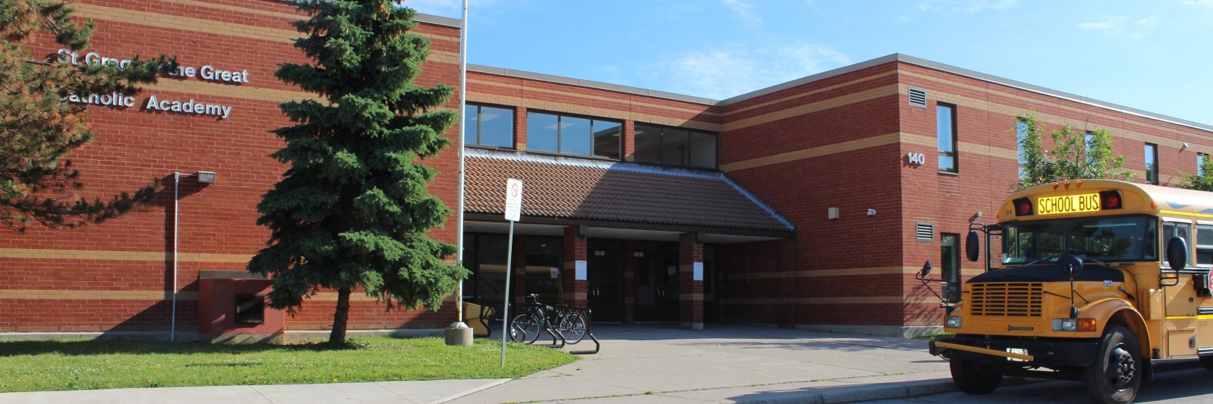 St. Gregory the Great Catholic Academy banner