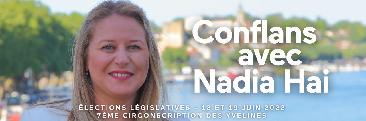 Conflans avec Nadia Hai - #AvecVous banner