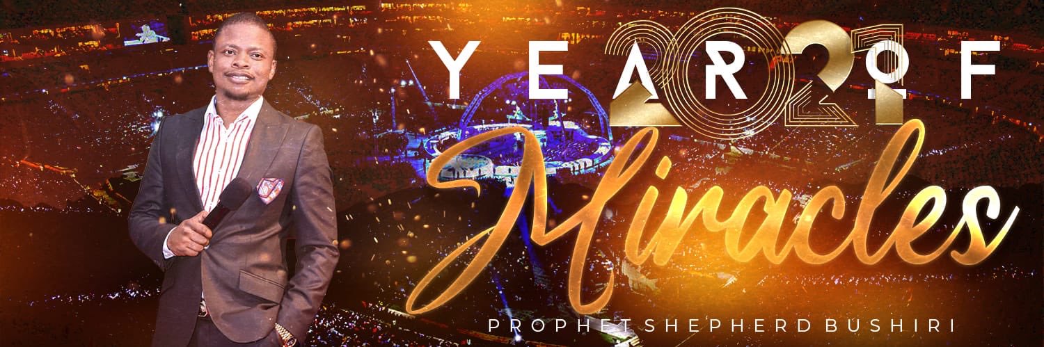 Prophet Shepherd Bushiri banner