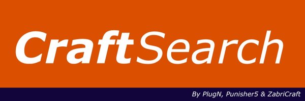 CraftSearchMC Profile Banner