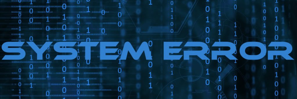 Chyba Systému banner